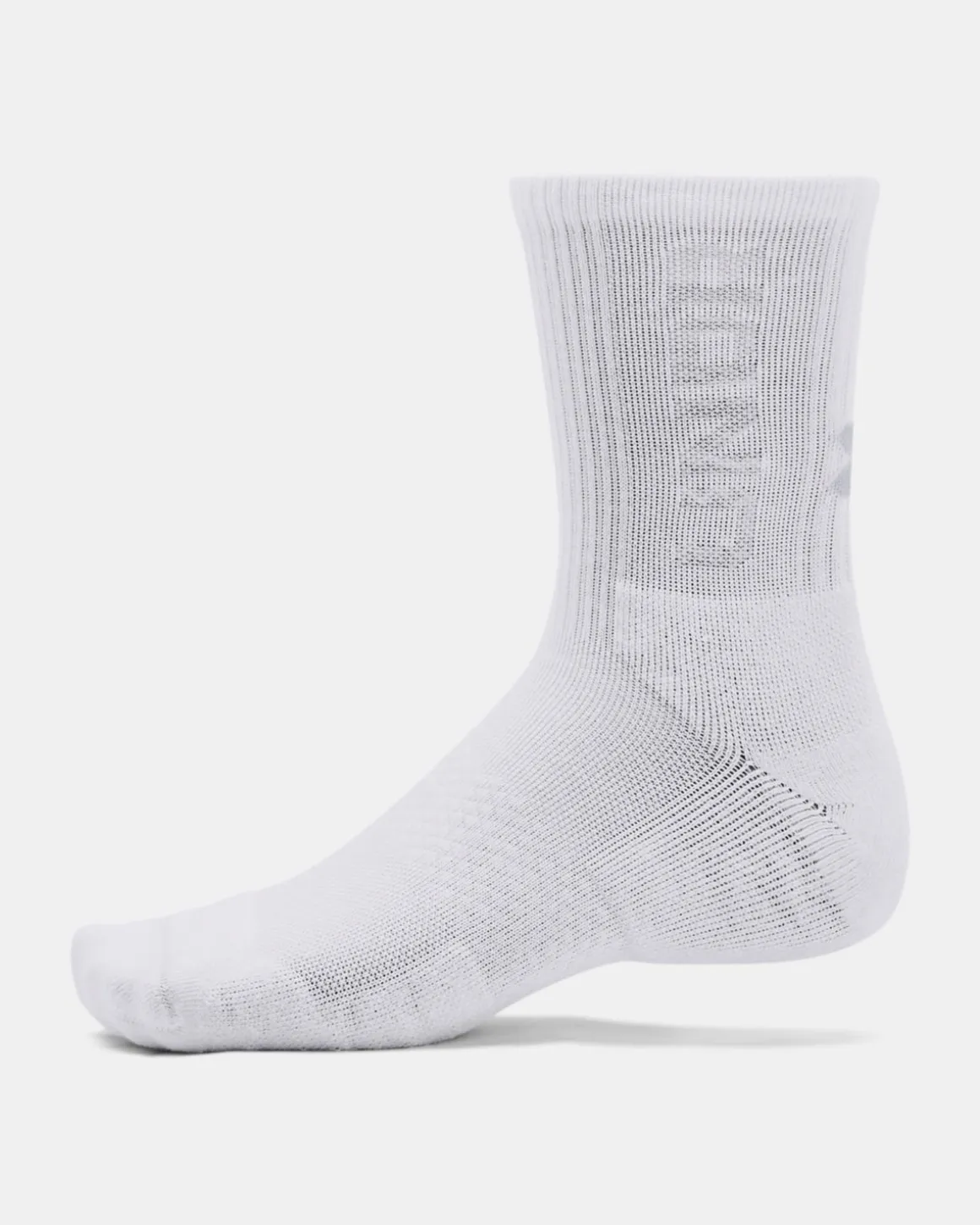 UA UA 3-Maker 3pk Mid-Crew White