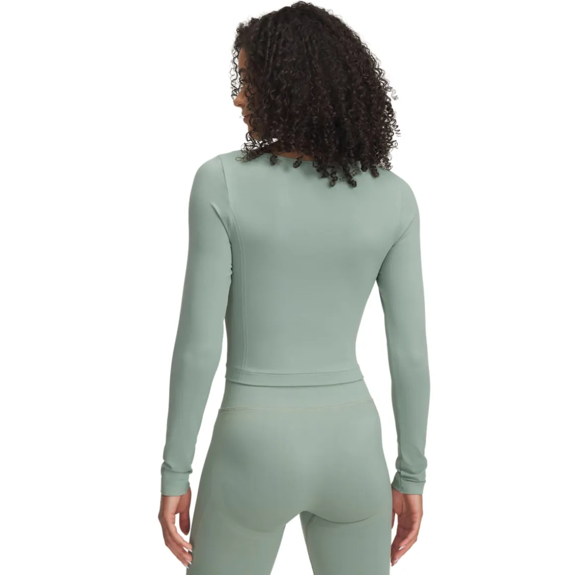 UA Vanish Seamless LS Silica Green