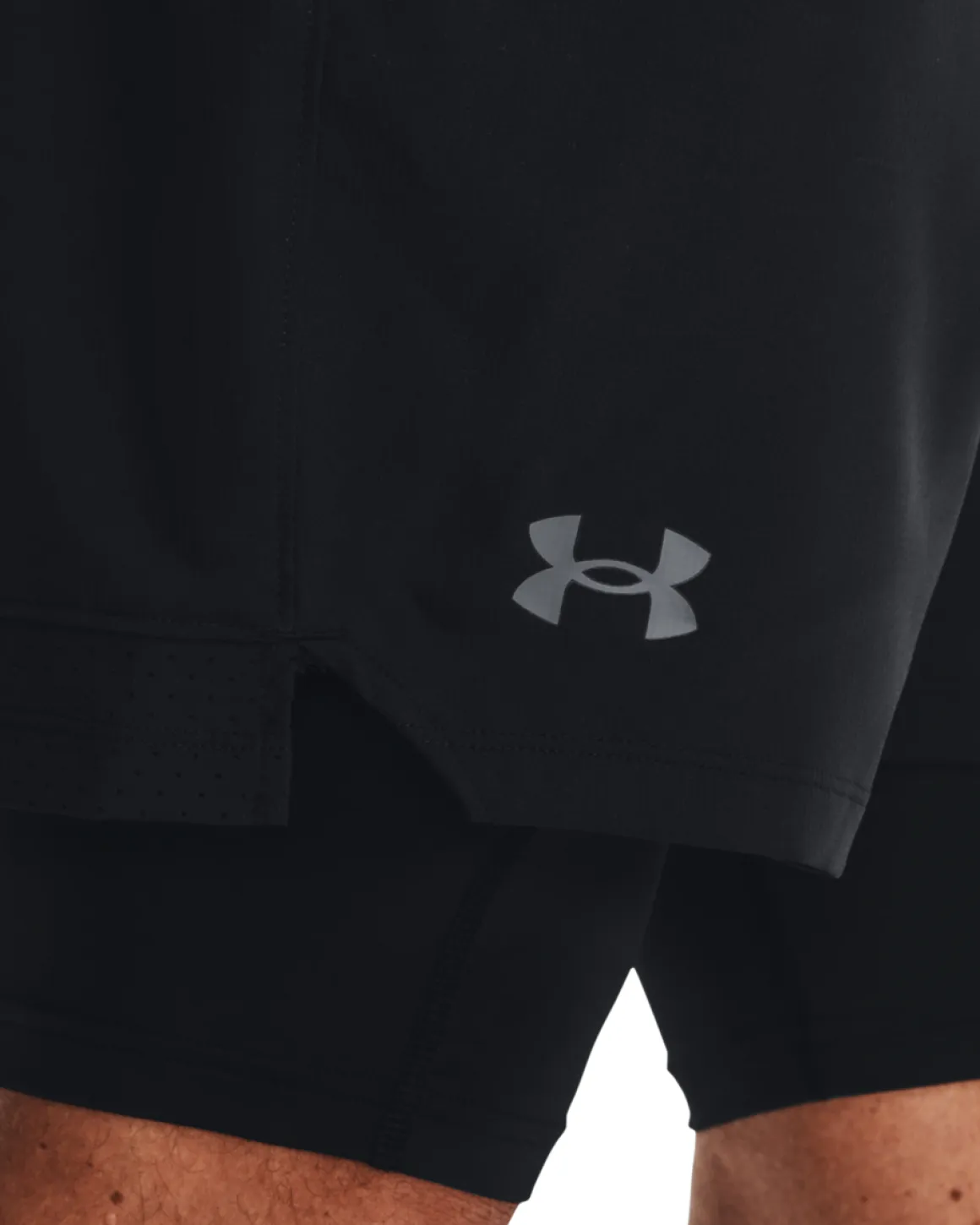 UA Vanish Woven 2in1 Shorts Black