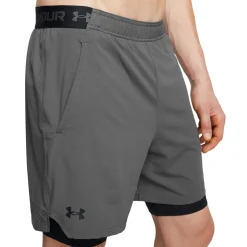 UA Vanish Woven 2in1 Shorts Castlerock