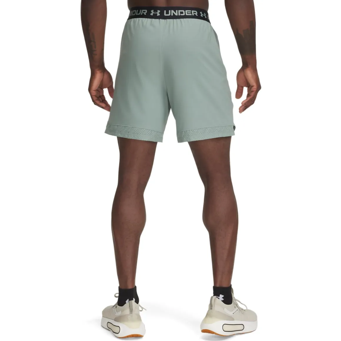 UA Vanish Woven 6″ Shorts Silica Green
