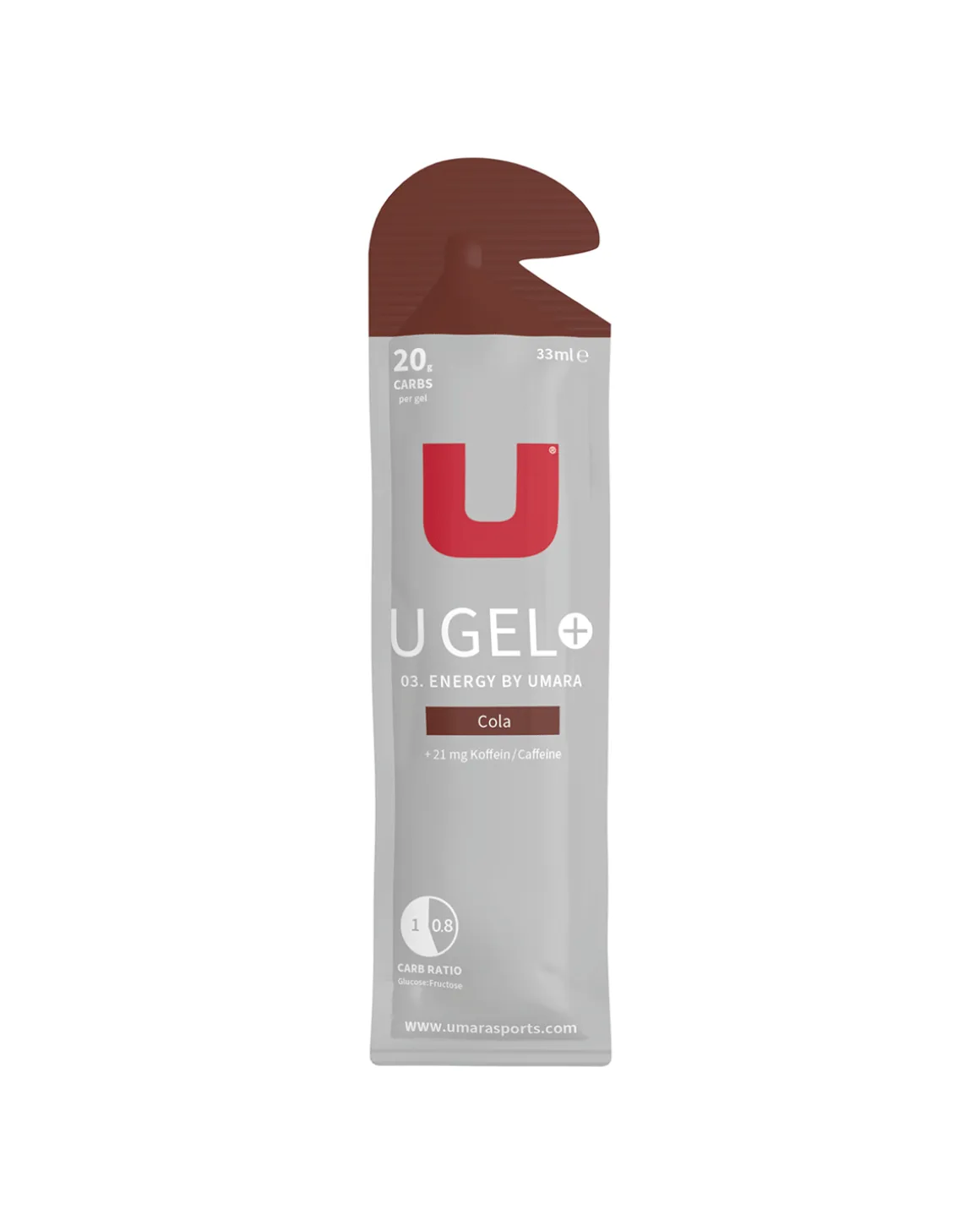 U Gel (20g Carbs) Cola+Koffein