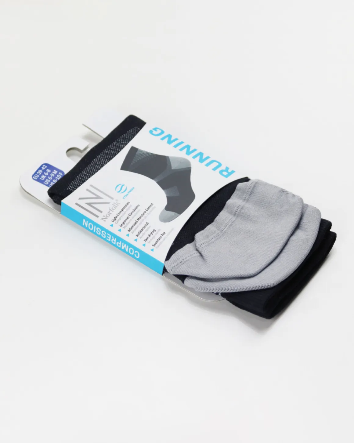 Valencia SC Light Comp Running Sock Black
