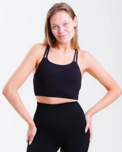 Vamp Seamless Bra All Black