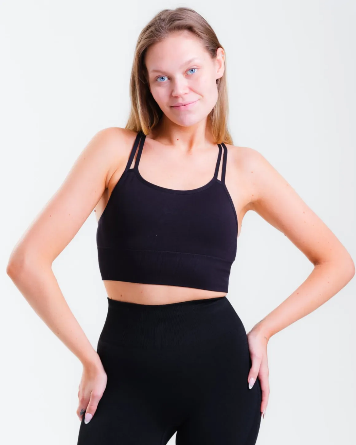 Vamp Seamless Bra All Black