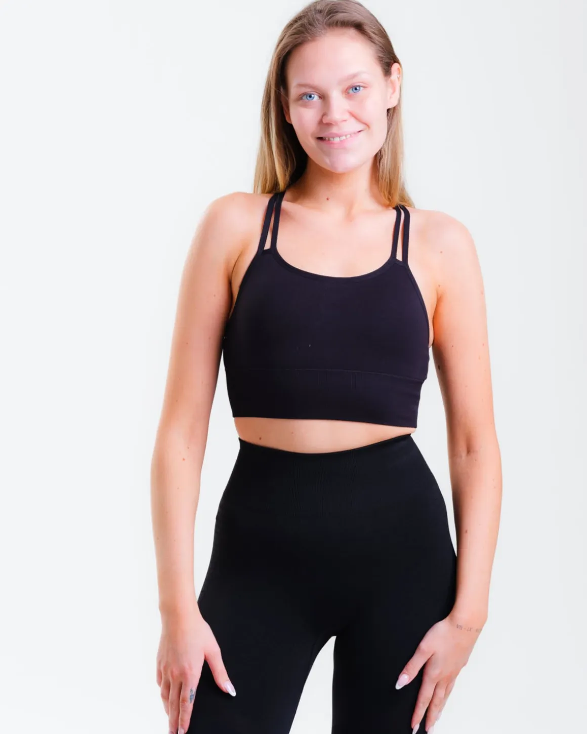 Vamp Seamless Bra All Black