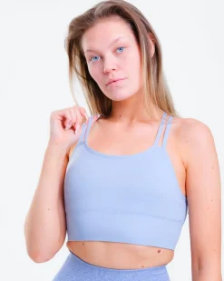 Vamp Seamless Bra Blue Soft Marl