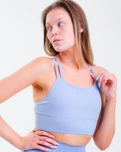 Vamp Seamless Bra Blue Soft Marl