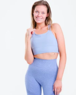 Vamp Seamless Bra Blue Soft Marl
