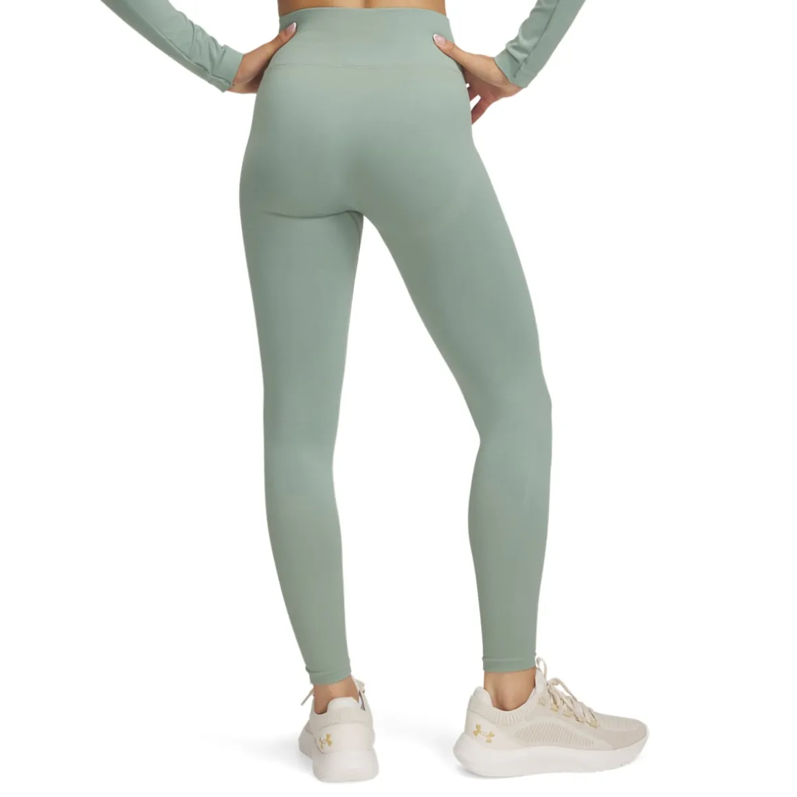 Vanish Seamless LS + Legging Silica Green SET