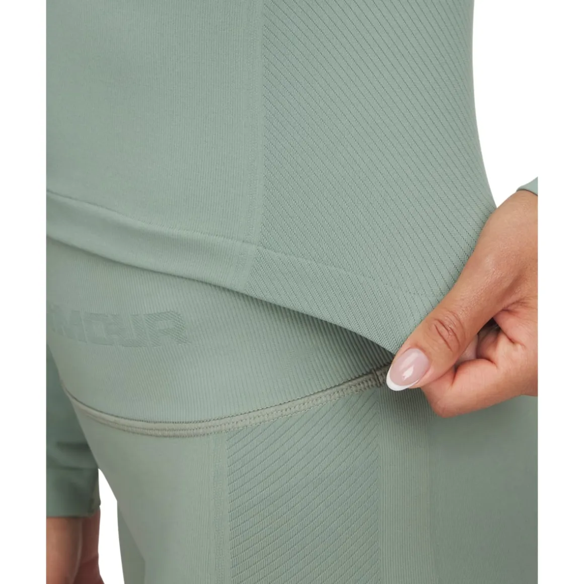 Vanish Seamless LS + Legging Silica Green SET