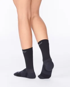 Vectr Light Cushion Crew Socks Black/Titanium