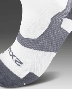 Vectr Light Cushion Full Lenght Socks White/Grey