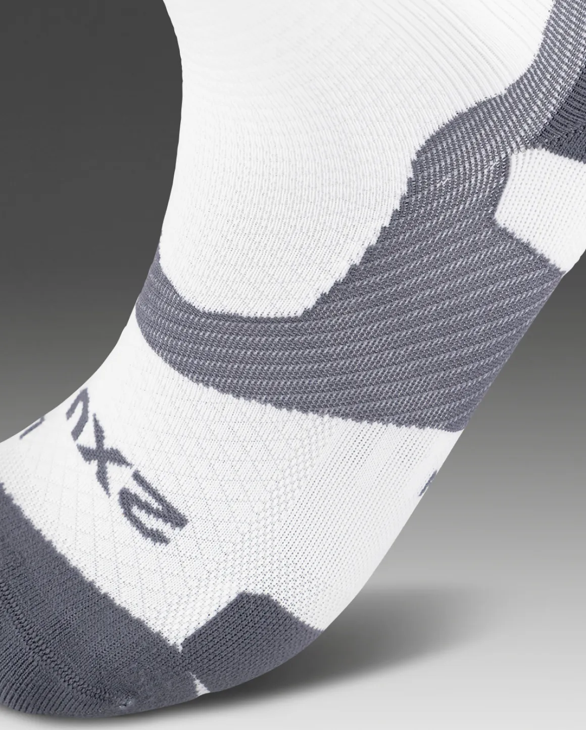Vectr Light Cushion Full Lenght Socks White/Grey
