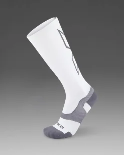Vectr Light Cushion Full Lenght Socks White/Grey