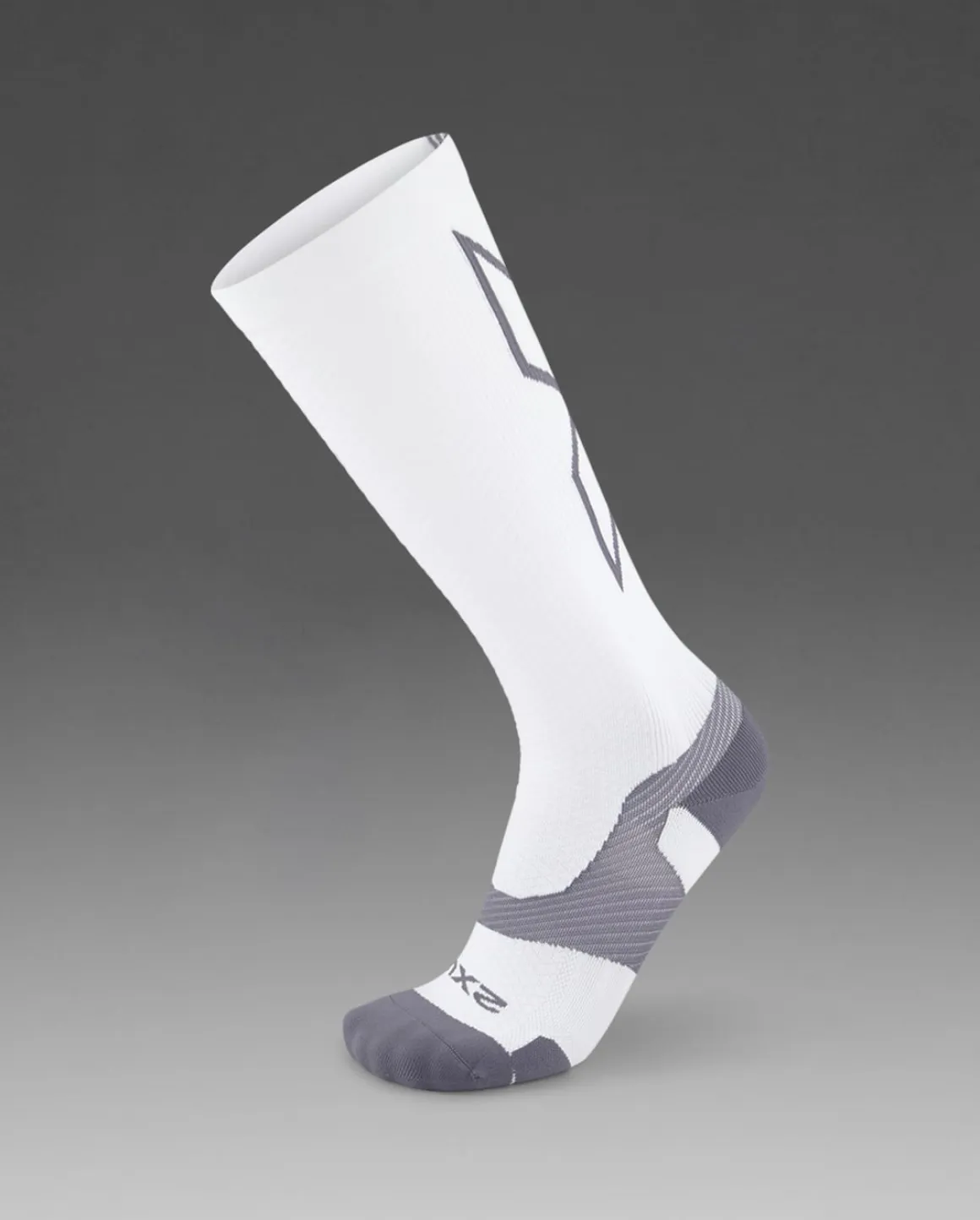 Vectr Light Cushion Full Lenght Socks White/Grey