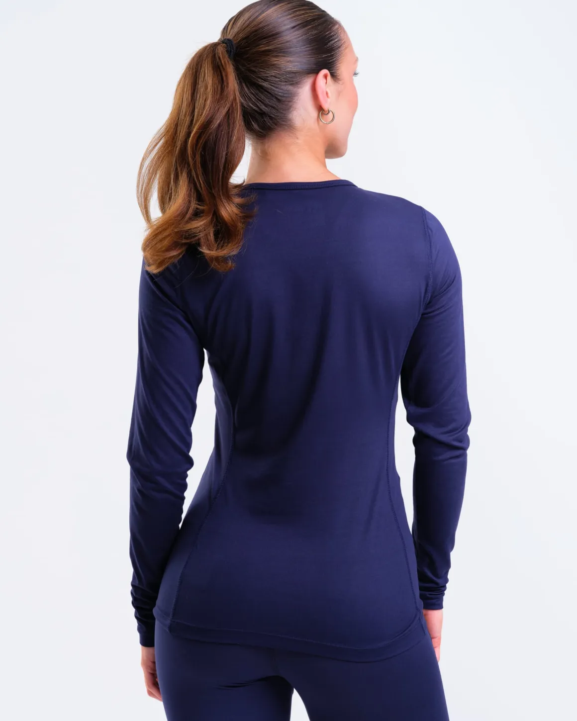 Versatile Synthetic Baselayer LS Blue Navy