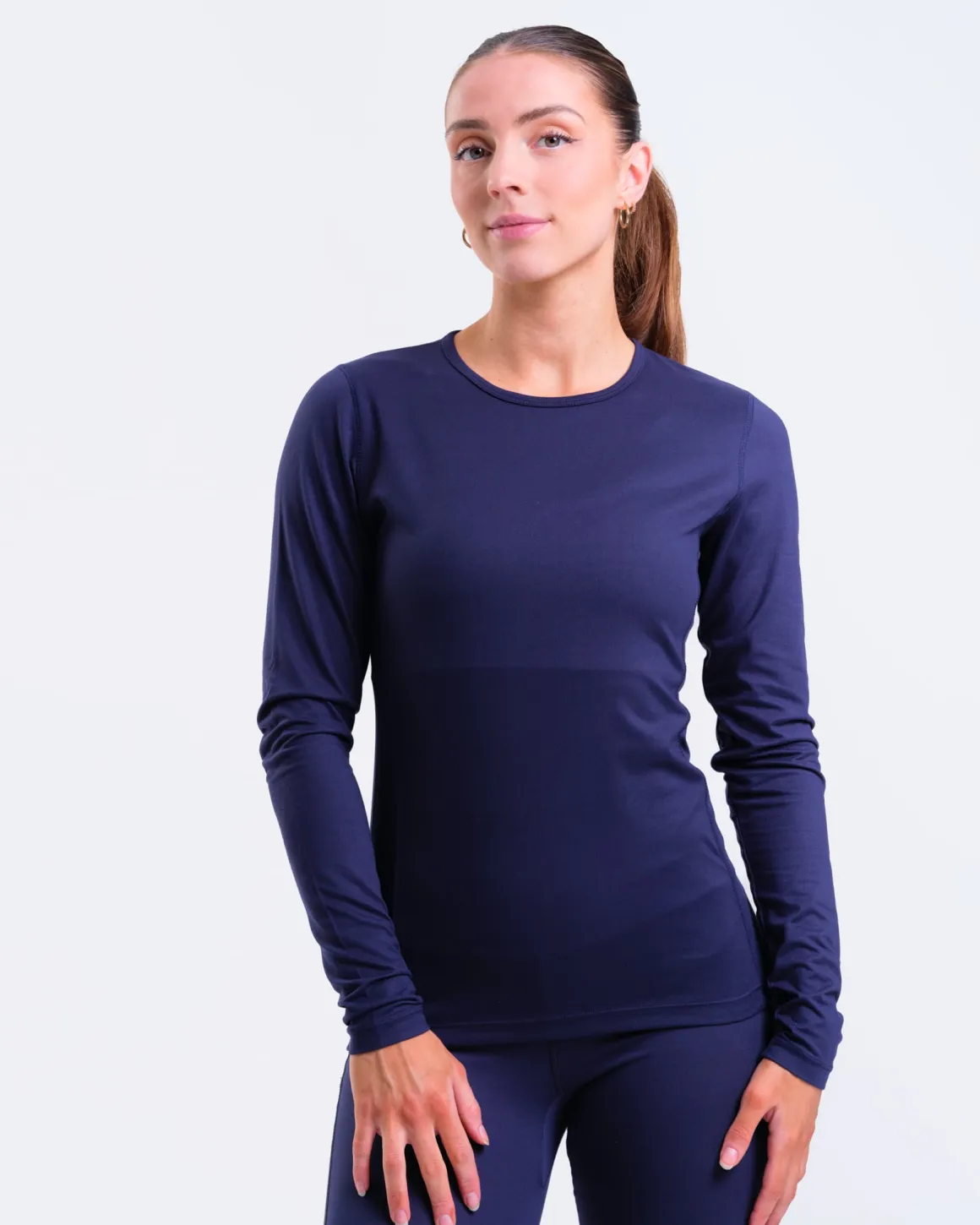 Versatile Synthetic Baselayer LS Blue Navy