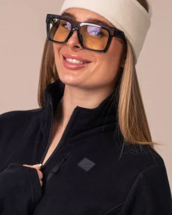 Versatile 1/2 Zip Polar Fleece Black