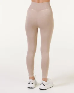 Wave Seamless Tights Beige Sandwash