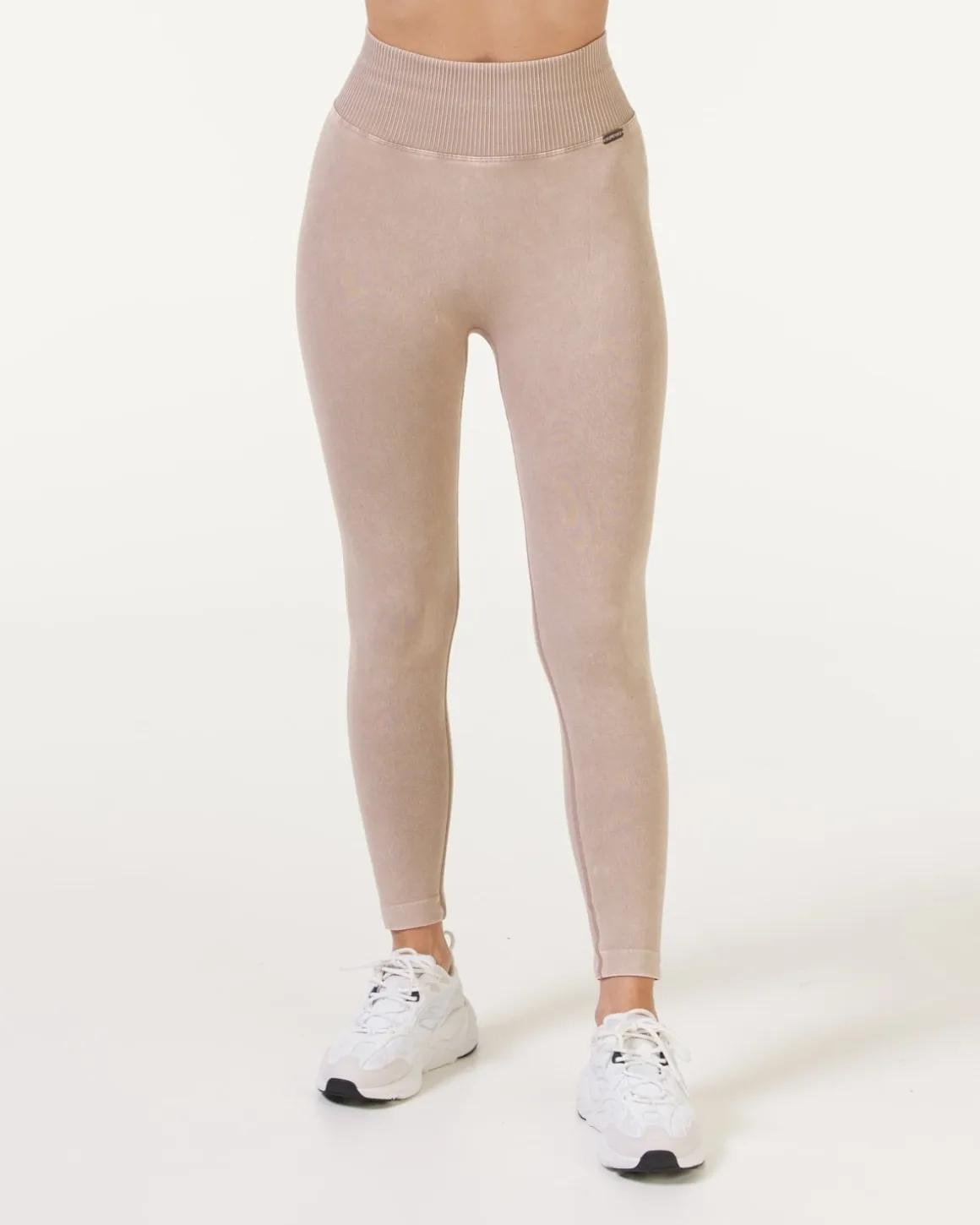 Wave Seamless Tights Beige Sandwash