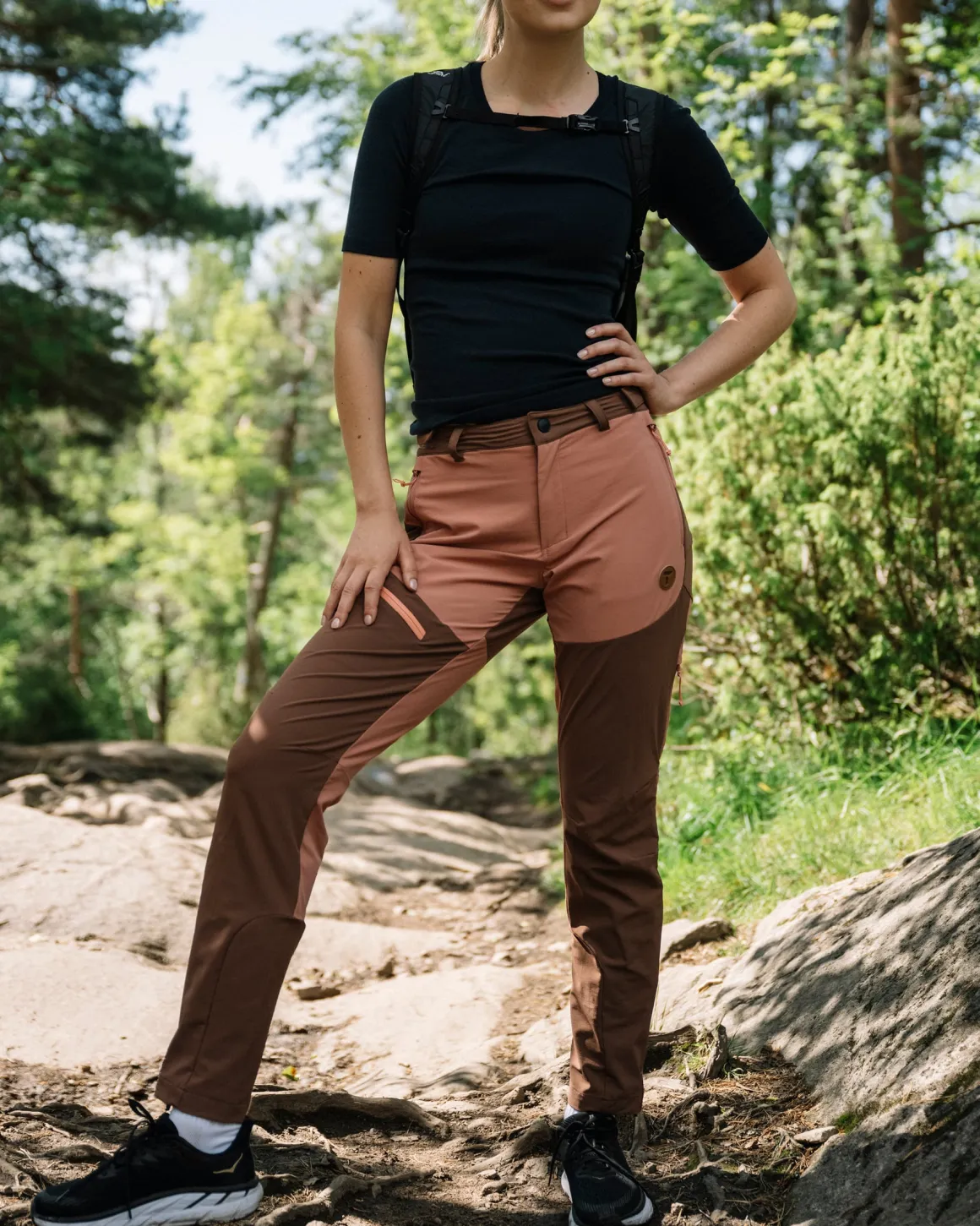 W Willow Pants Old Rose/Nutmeg