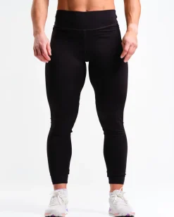 X-Back Sports Bra W + Mid Rise Tights W Black SET