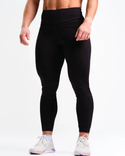 X-Back Sports Bra W + Mid Rise Tights W Black SET