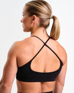 X-Back Sports Bra W + Mid Rise Tights W Black SET