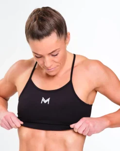 X-Back Sports Bra W + Mid Rise Tights W Black SET