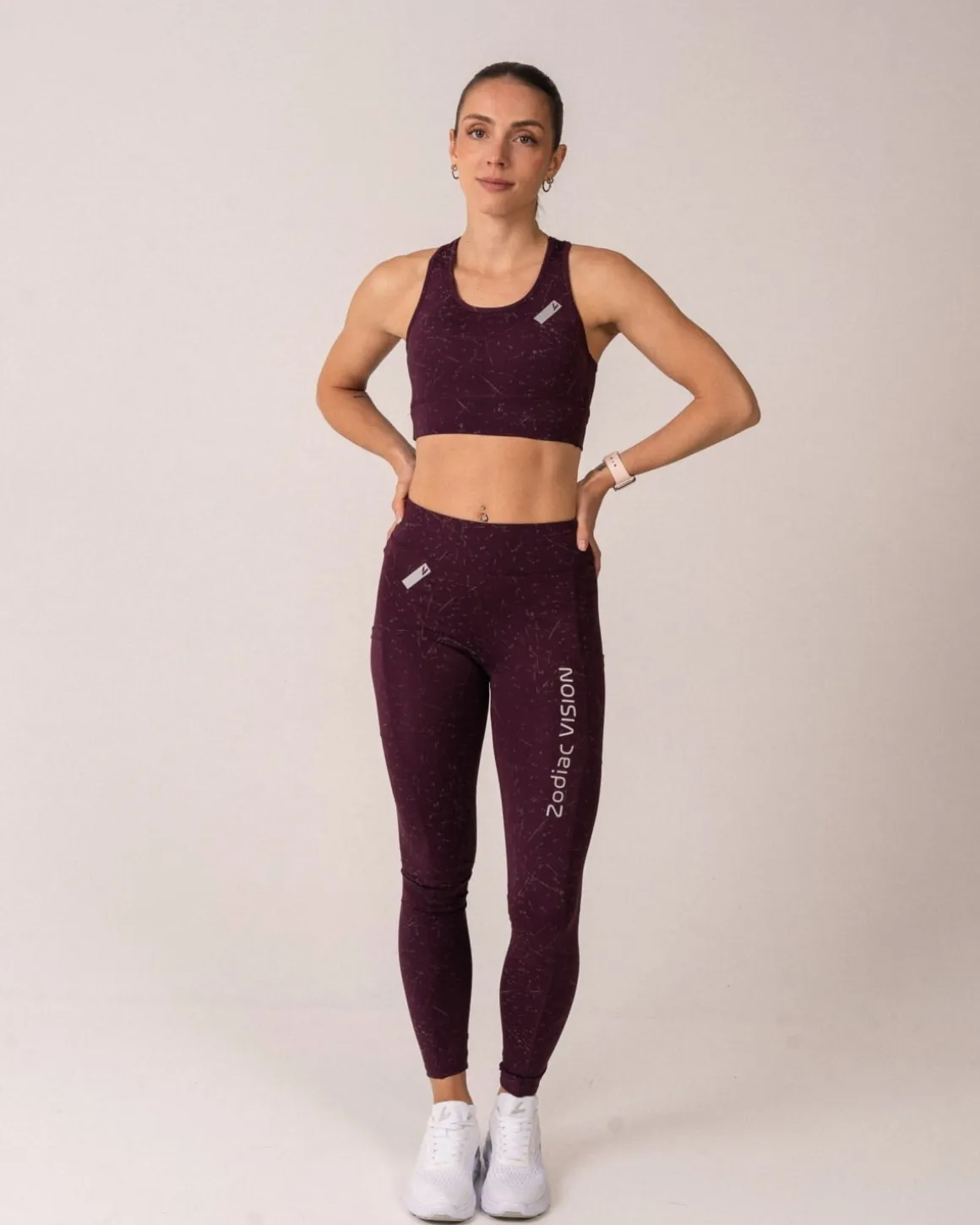 Zodiac reflective Tights + Bra Optic Stardust