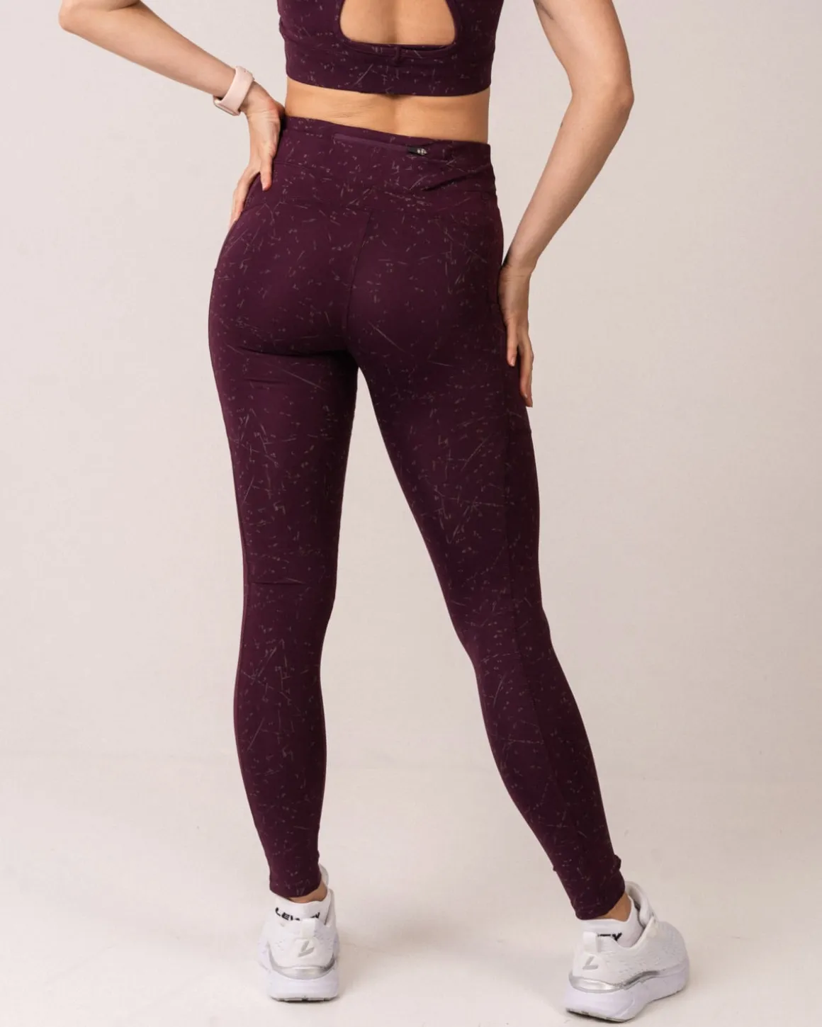 Zodiac reflective Tights + Bra Optic Stardust